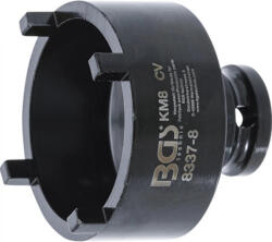 BGS technic Cheie tubulara cu 4 pini pentru piuliţe canelate KM8 (BGS 8337-8)