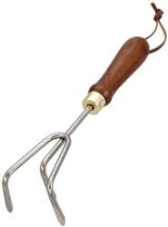 NAKAYAMA cultivator cu cap inox, mâner lemn frasin, curea piele (SSF511) Sapa de gradina