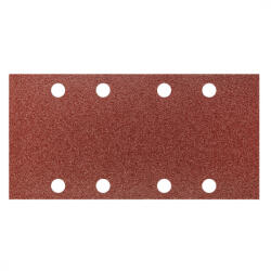 GRAPHITE Hârtie de Șlefuit 5 bucăți, Sistem Velcro, 93x185mm, K80, cu găuri (55H738)