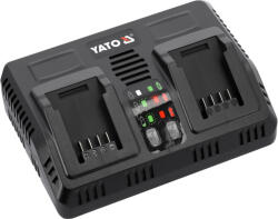 TOYA Încărcător inteligent dublu 18V (2, 4-4, 5A) (YT-828501)