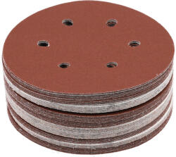 TOYA Disc fibră tip arici 150 mm / P120, 6 găuri, 50 buc (YT-834585)