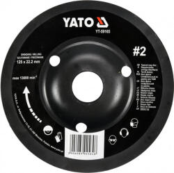 TOYA Disc răspăluit conic grosier #2 125 mm (YT-59165) - mistertools Pila