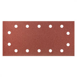 GRAPHITE Hârtie de Șlefuit 5 bucăți, Sistem Velcro, 115x230mm, K120, cu găuri (55H724) - mistertools