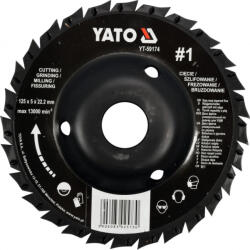 TOYA Disc de tăiere răspăluit zimțat 125 mm (YT-59174) Pila