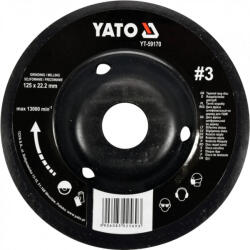 TOYA Disc răspăluit conic mediu #3 125 mm (YT-59170) Pila