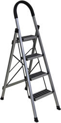 Bormann scară de aluminiu pentru casă 3+1 trepte, antiderapant (BHL7034)