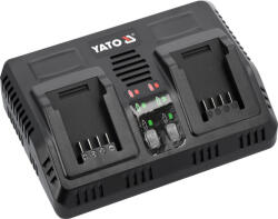 TOYA Încărcător acumulator pentru scule, dublu 18V 2.2A (YT-828499)