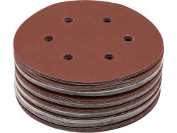 TOYA Disc fibră tip arici 150 mm / P240, 6 găuri, 50 buc (YT-834589)