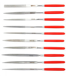 TOYA Set pile de precizie 10 piese 140/50 mm (YT-6144) - mistertools Pila