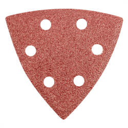 GRAPHITE Hârtie de Șlefuit pentru Șlefuitor Delta 93x93mm, K60, 5 bucăți, cu găuri (55H764)
