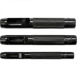TOYA Set poansoane pentru piele 3 piese 6-10 mm (YT-35881)