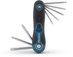 Bormann set TORX pliabil 8 piese, perforate, T9-T40 (BHT7258) Cheie torx
