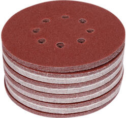 TOYA Disc fibros velcro 150 mm / P60, 8 găuri, 50 buc (YT-834592)