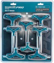 Bormann set TORX 8 piese, T10-T50 (BHT1662) Cheie torx