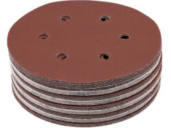 TOYA Disc fibră tip arici 150 mm / P220, 6 găuri, 50 buc (YT-834588)