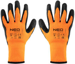 NEO TOOLS Mănuși de muncă, izolate, acoperite cu latex, poliester, 2242X, mărimea 9 (97-612-9)