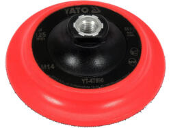 TOYA Talpă cauciuc tip arici 125 mm M14 pentru disc de polizat (YT-47890)