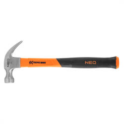 NEO TOOLS Ciocan pentru extragerea cuielor, 450g, mâner din fibră de sticlă, bicomponent (25-132) Ciocan
