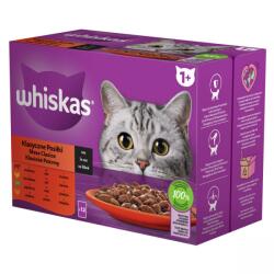 Whiskas alutasakos 12-pack húsos 12*85g eledel macskák részére 12 x 85 g