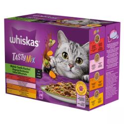 Whiskas alutasak 12 pack eledel macskák részére a séf ajánlata ízesítéssel 12x85 g 12 x 85 g