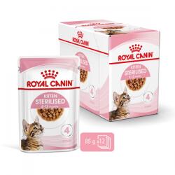 Royal Canin Kitten Sterilised - ivartalanított kölyök macska nedves táp 12 x 85 g