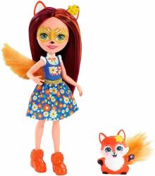 Mattel Enchantimals- Papusi Cu Animalute Felicity Fox Si Flick (FXM71) Figurina