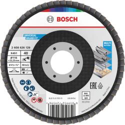 Bosch X451 Lamellás tárcsa, 115 × 22, 23 mm, G40, T27, 2608626129 (2608626129)