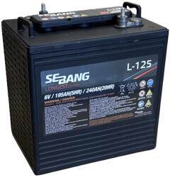 Sebang Longest 6V 240Ah munka akkumulátor L-125 (L-125)