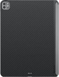 PITAKA MagEZ 2 iPad Pro 11" 2022 / 2021 bordázott szövet tok, fekete-szürke (KPD2201P) (KPD2201P)