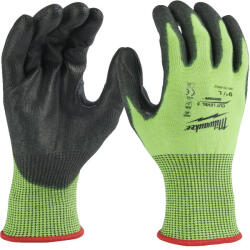 Milwaukee Hi-Vis vágásbiztos kesztyű 5/E, XXL/11 (4932479935)