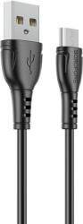 BOROFONE Cablu Date si Incarcare USB la MicroUSB Borofone BX51 Triumph, 1 m, 2.4A, Negru (cb/Bor/Micro/BX51/1m/n/bl) - vexio