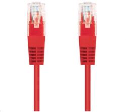 C-TECH UTP CAT6 Összekötő Piros 3m CB-PP6-3R (CB-PP6-3R)