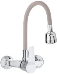 DuraHome 49008 CARIRI Mosogató csaptelep, fali, króm (033602617)