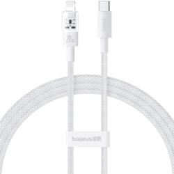 Baseus - Data Cable Gem (P10373001211-01) - USB-C - Lightning, Gyors töltés 20W, 2m - Holdfehér