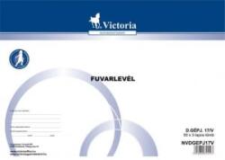 Victoria Nyomtatvány, fuvarlevél, 50x3, A4, fekvő, 'D. GÉPJ. 17', 10 tömb/csomag (NVDGEPJ17V) (NVDGEPJ17V)