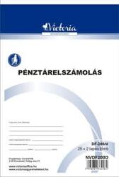 Victoria Nyomtatvány, pénztárelszámolás, 25x2, A5, 'DF-200/d', 10 tömb/csomag (NVDF200D) (NVDF200D)