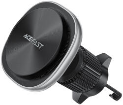 ACEFAST Autós tartó Acefast D41 vezeték nélküli töltéssel - légbefúvóra, mágneses fogás, USB-C, 15W, 4.7 - 6.9" telefonokhoz - Ezüst
