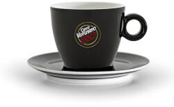 Caffé Vergnano Vergnano Cappuccino kávés csésze + csészealj 180ml, matt fekete