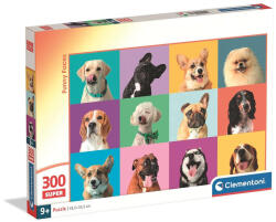 Állatos Funny Faces 300 db-os puzzle Clementoni (JAVCMC21739)