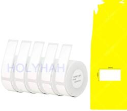  Címke matrica papír tekercs, fehér színű, kompatibilis a D11 D110 D101 nyomtatókkal, 5 fehér 15x30 mm