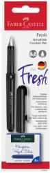 Faber-Castell Stilou scolar vario + 6 rezerve Faber-Castell FC149898, Negru (FC149898/NEGRU)