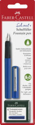 Faber-Castell Stilou Faber-Castell FC149811 + 6 cartuse cerneala albastra, Albastru (FC149811)