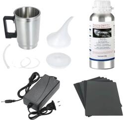  Autó fényszóró -helyreállítási készlet, teljes polírozó készlet, hatékony köd és karcolás eltávolítása, Helyezze be a 3 kartonkészletet