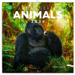 REALSYSTEM 2026 Endangered Animals 6097-EA falinaptár (6097-EA) - officedepot