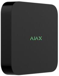 Ajax Systems NVR DC BL 8 csatornás fekete NVR, H264/H265, ONVIF, alacsony feszültségű tápellátással (NVR-DC-8-BLACK) - officedepot