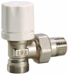 Luxor 1/2˝ RS2512 termosztatikus rad. szelep, sarok, termosztát opcióval, műa. /rézcsőhöz (24x19)