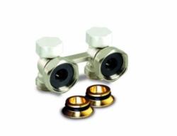 Luxor M183 H-idom fal felőli csatlakozás, 3/4"-24x19 egycsöves fűtéshez