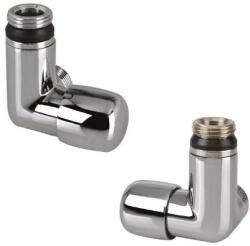 Icma art. 1143 dizájn térsarok visszatérő szelep, 1/2" M24x1, 5, réz- és műanyag csövekhez, króm