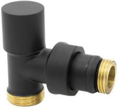 Icma art. 1135 Dizájn visszatérő szelep, 1/2"M24x1, 5, műanyag/réz csőhöz, matt fekete (821135AD09)