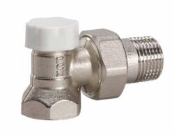 Luxor 1/2˝ radiátor visszatérő torló szelep DS122 sarok kivitel